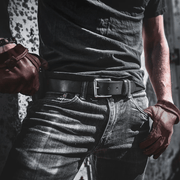 Workingman's Belt 1.5" - Black Leather