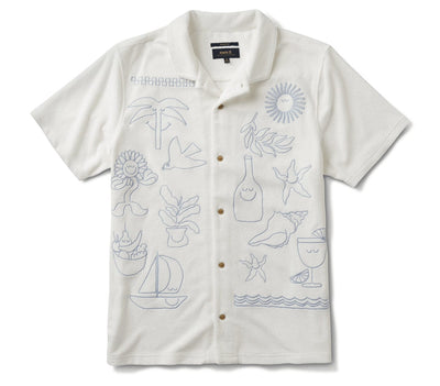 Gonzo Grotto Shirt - Terry Cloth Costa White