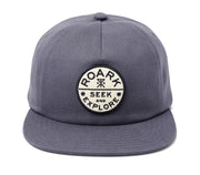 Layover Strapback Hat - Blue Grey