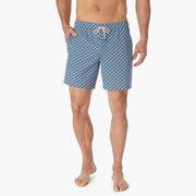 Bayberry Lined Short 7" - Navy Geo