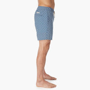 Bayberry Lined Short 7" - Navy Geo