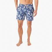Bayberry Lined Short 7" - Navy Floral