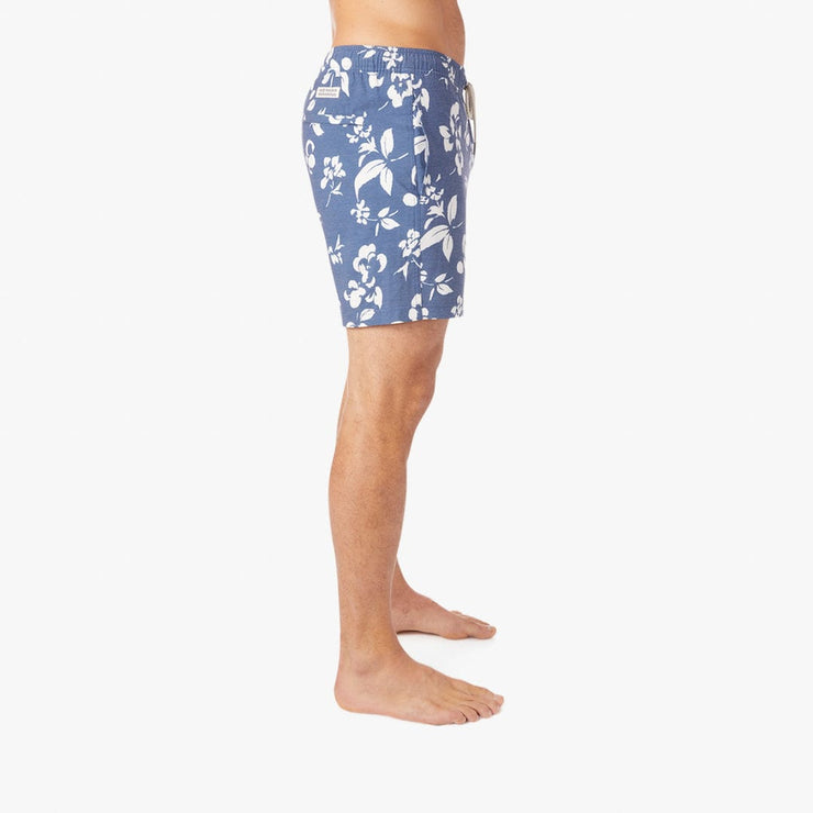 Bayberry Lined Short 7" - Navy Floral