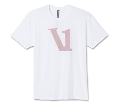 V1 Logo Tee - White