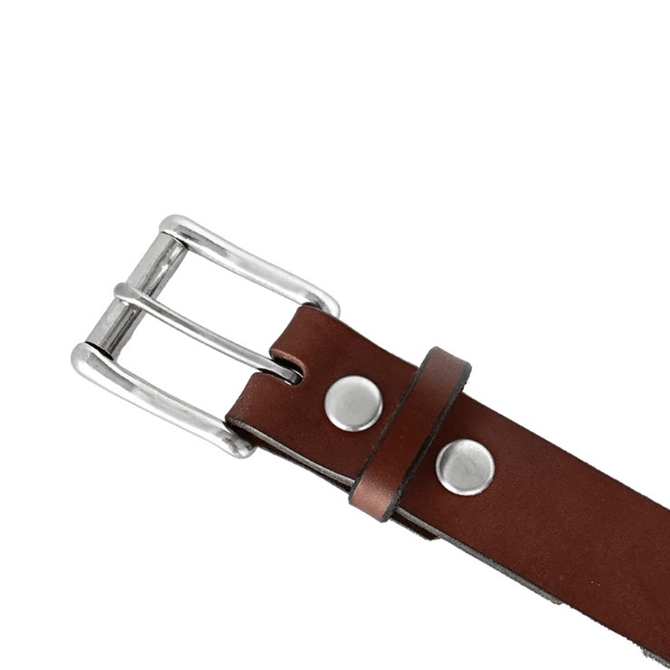 Workingman's Belt 1.5" - Brown Leather