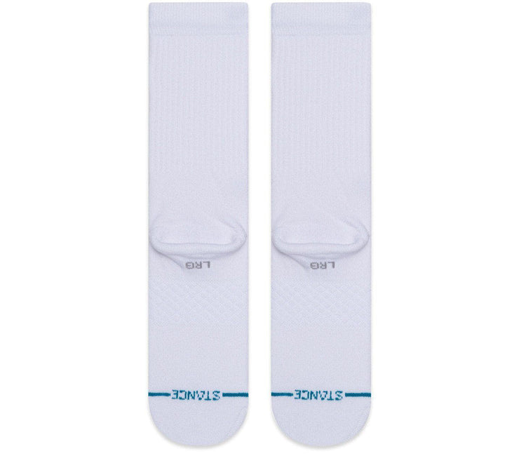Icon Classic Crew Socks - White Accessories Stance 