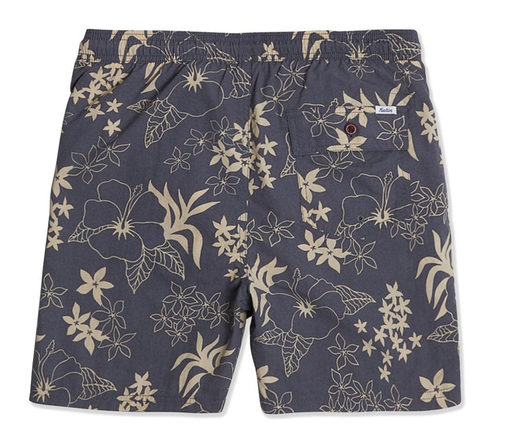 Lanai Lined Hybrid Short 6" - Steel Blue