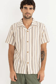 Vacation Shirt - Tobacco Stripe
