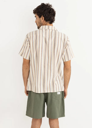 Vacation Shirt - Tobacco Stripe