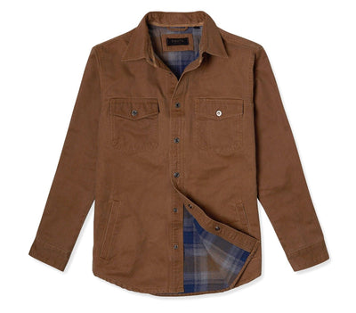 Blaize Flannel Lined Shirt Jacket - Buck