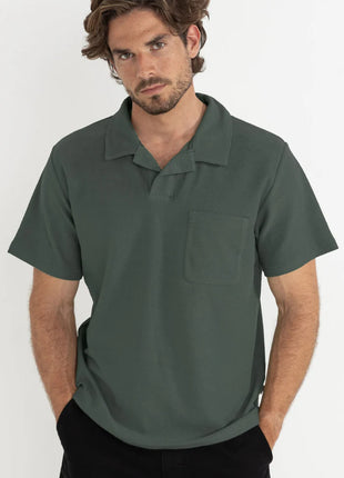 Vintage Terry Polo - Silver Pine