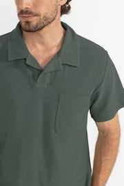 Vintage Terry Polo - Silver Pine
