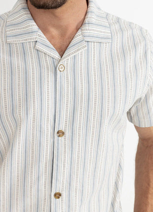 Vacation Shirt - Natural Stripe