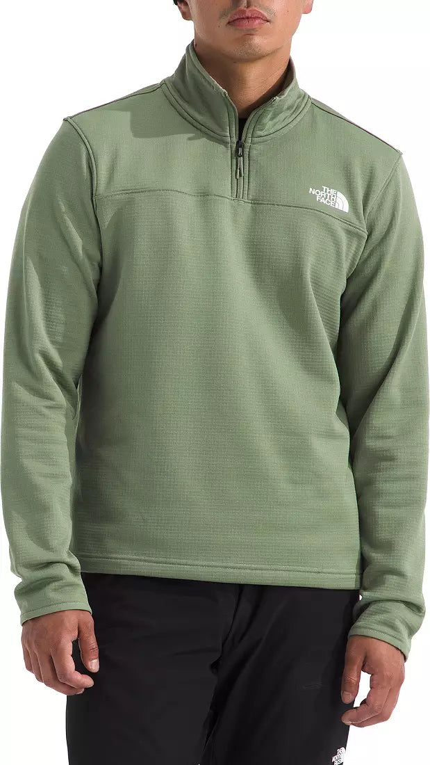 Cedar Trail Grid Fleece - Bark Mist