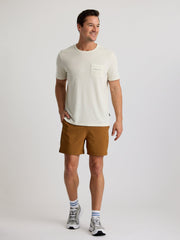 Sol Pocket Tee - Heather Birch