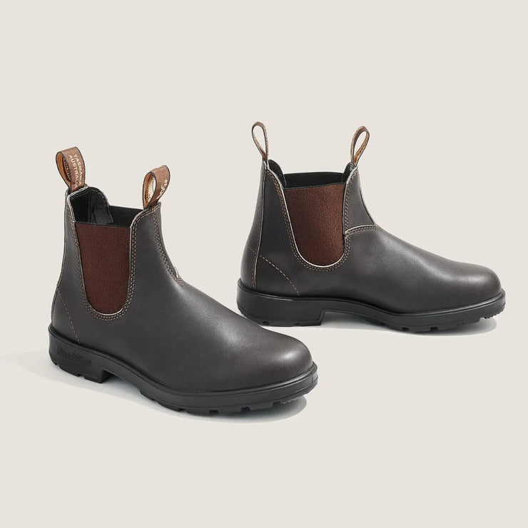Blundstone BL500 Original 500 Chelsea Boot Pull On Boots Stout Brown AU 8 US Men s 9 Women s 11 Medium