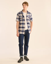 Baja Board Shirt - Navy Plaid