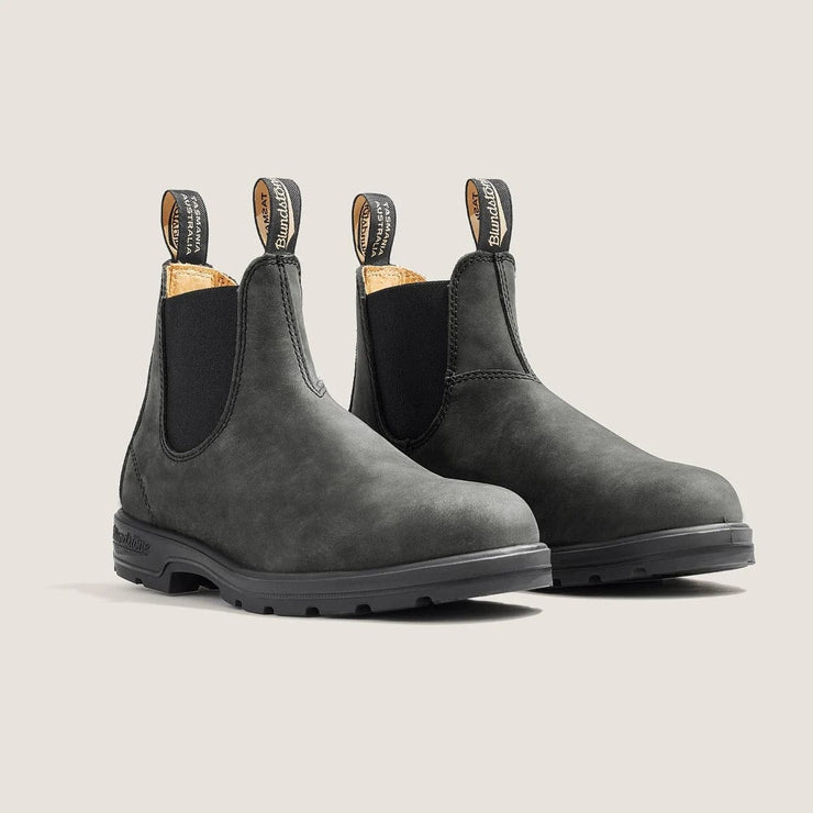 Chelsea Boot - Rustic Black Leather