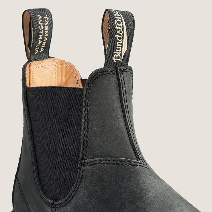 Chelsea Boot - Rustic Black Leather