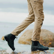 Chelsea Boot - Rustic Black Leather