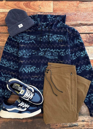 Furnace Fleece Hoodie - Dusty Blue