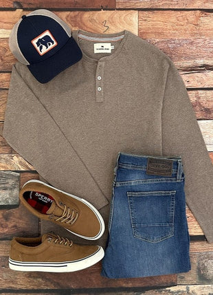 Puremeso Everyday Henley - Taupe