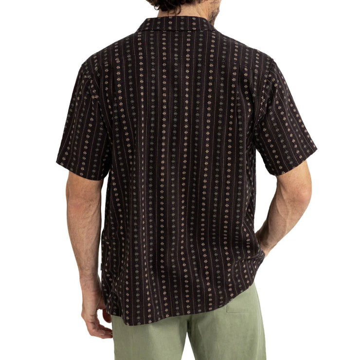 Dakota Stipe Shirt - Dark Umber