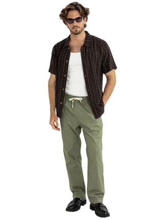 Dakota Stipe Shirt - Dark Umber