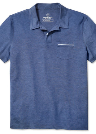 Air Pocket Polo - Vintage Indigo