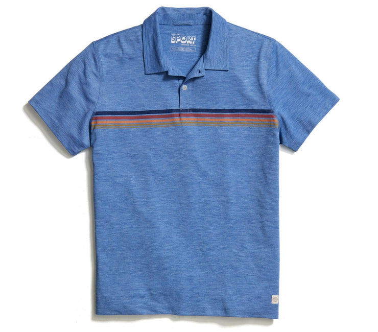 Air Polo - Cobalt Stripe