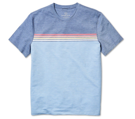 Air Crew Tee - Indigo Stripe