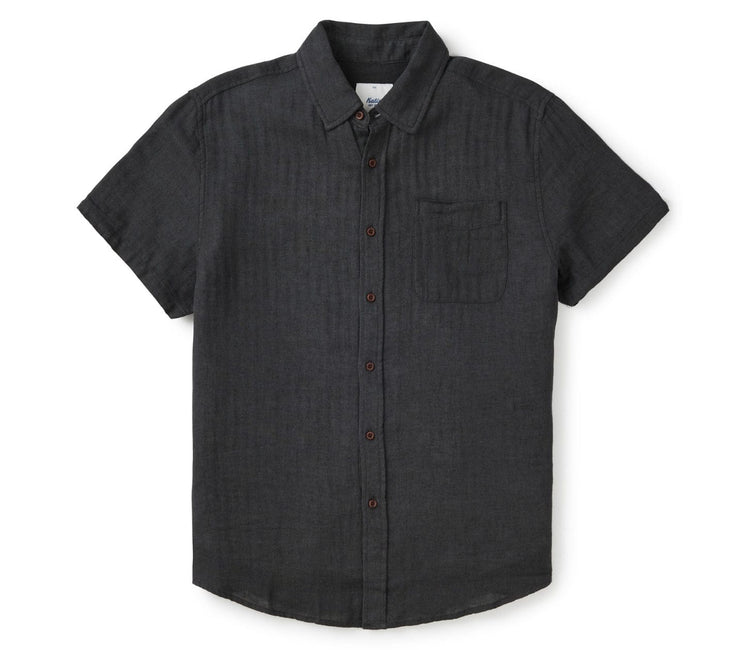 The Alan Solid Shirt - Black Wash