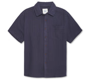 The Alan Solid Shirt - Polar Navy