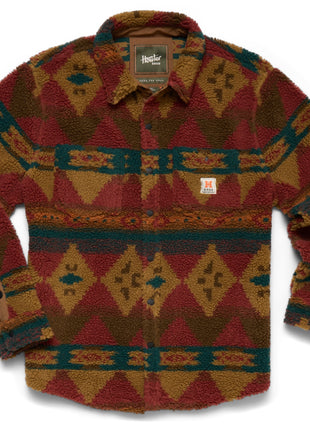 Allegheny Fleece Overshirt - Brick