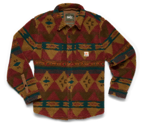 Allegheny Fleece Overshirt - Brick