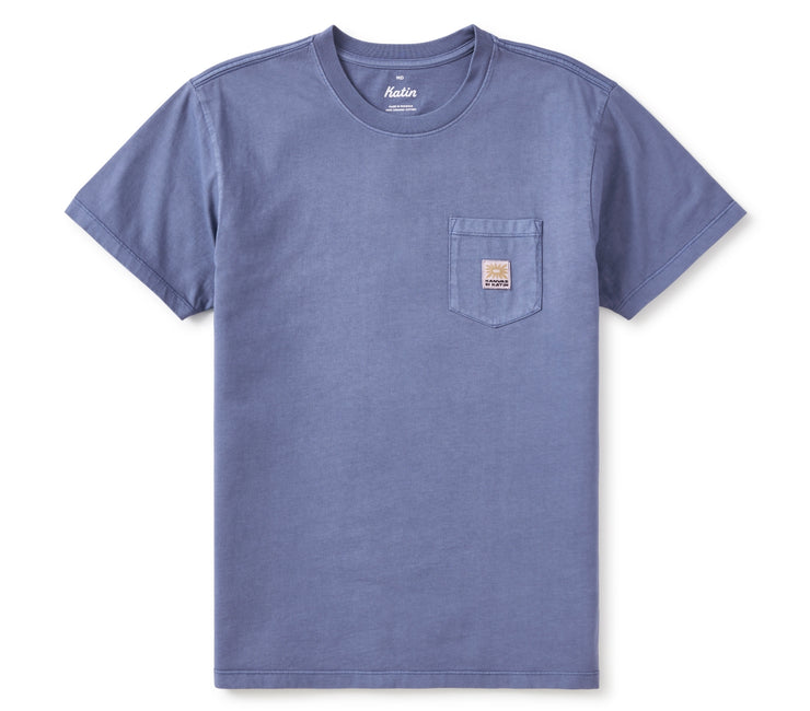 Anemone Pocket Tee - Blue