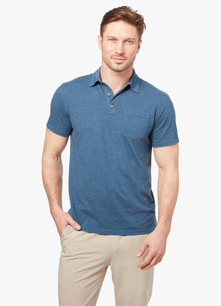 Kismet Polo - Denim Blue