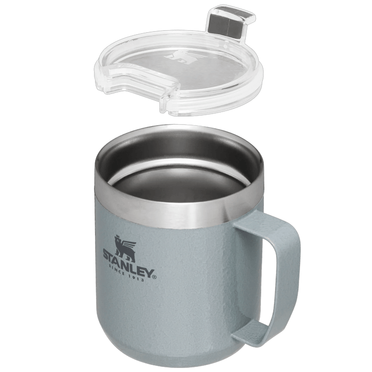 Stay-Hot Camp Mug (12 oz) - Hammertone Silver