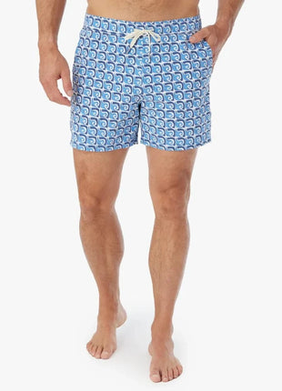 Bungalow Lined Short 5" - Rolling Waves