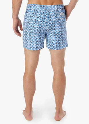 Bungalow Lined Short 5" - Rolling Waves