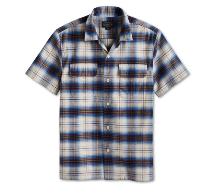 Baja Board Shirt - Navy Plaid