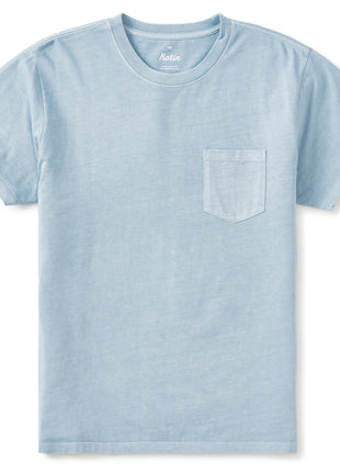 Base Pocket Tee - Airforce Blue Pigment Dye