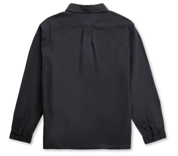 Classic Linen LS Shirt - Black