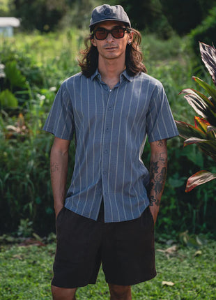 Bless Up Breathable Stretch Shirt - Neptune Blue