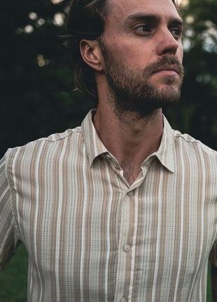 Bless Up Breathable Stretch Shirt - Beige