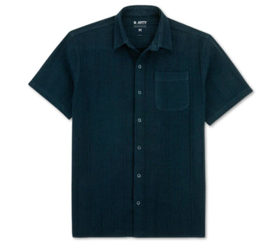 Breeze Jacquard Shirt - Navy