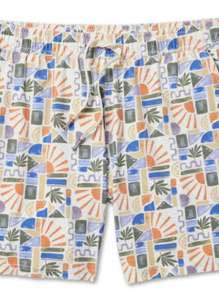 Bungalow Lined Short 5" - Beach Sun Tile