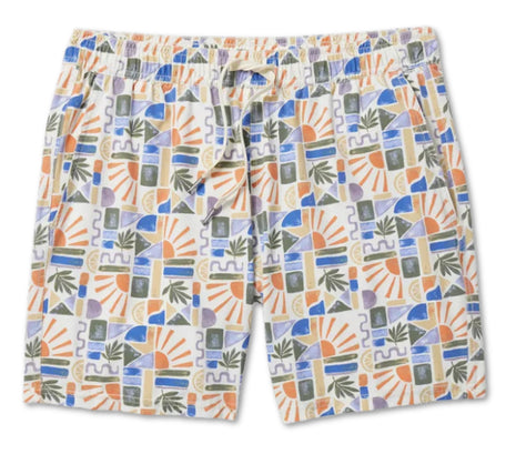 Bungalow Lined Short 5" - Beach Sun Tile