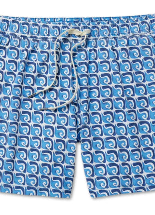 Bungalow Lined Short 5" - Rolling Waves