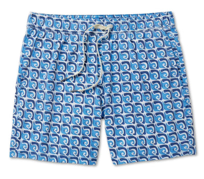 Bungalow Lined Short 5" - Rolling Waves